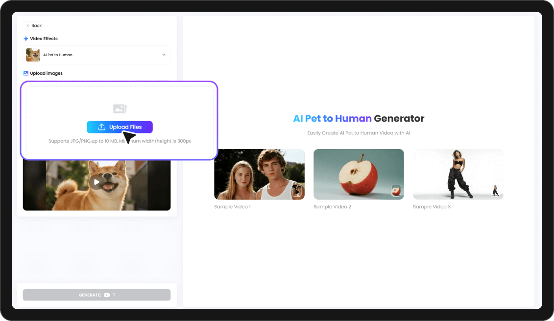 AI Video Effects Step 2