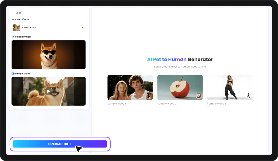 AI Video Effects Step 3