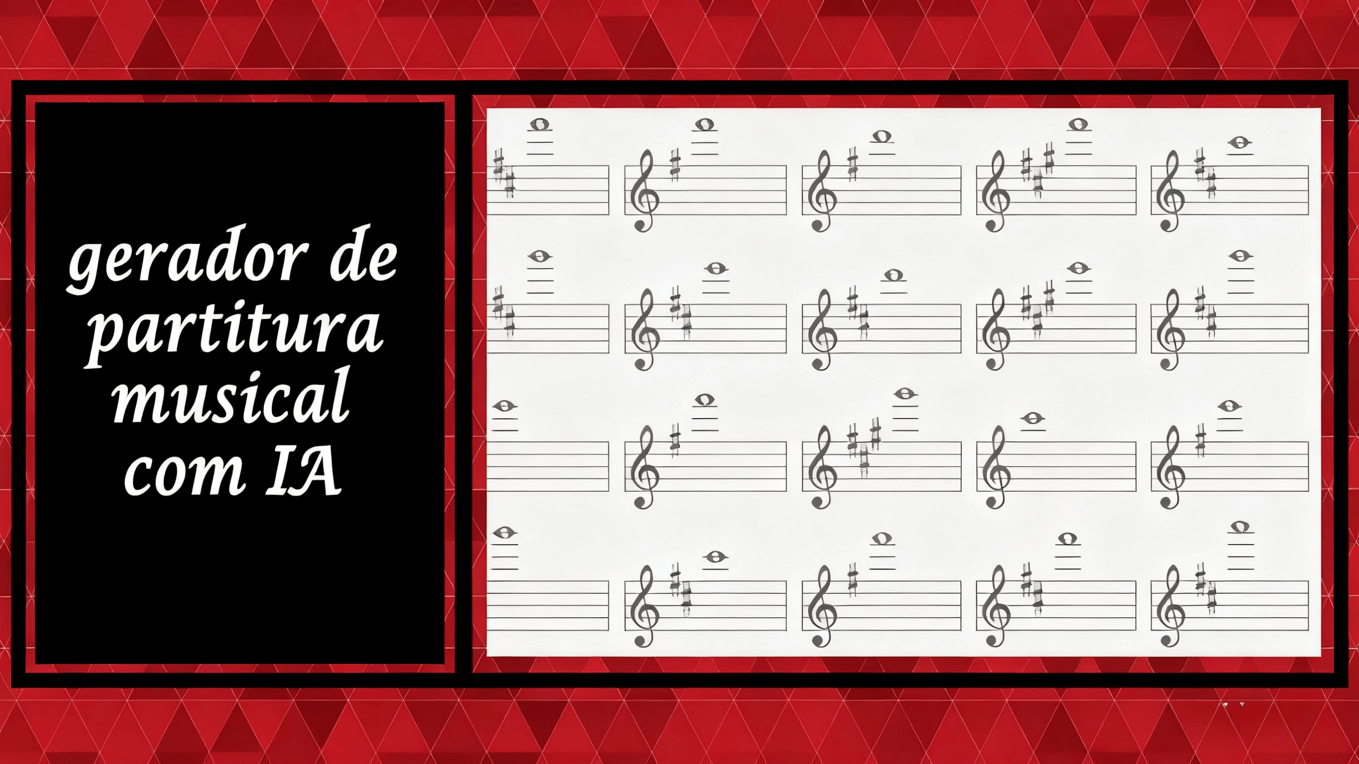 gerador de partituras de IA