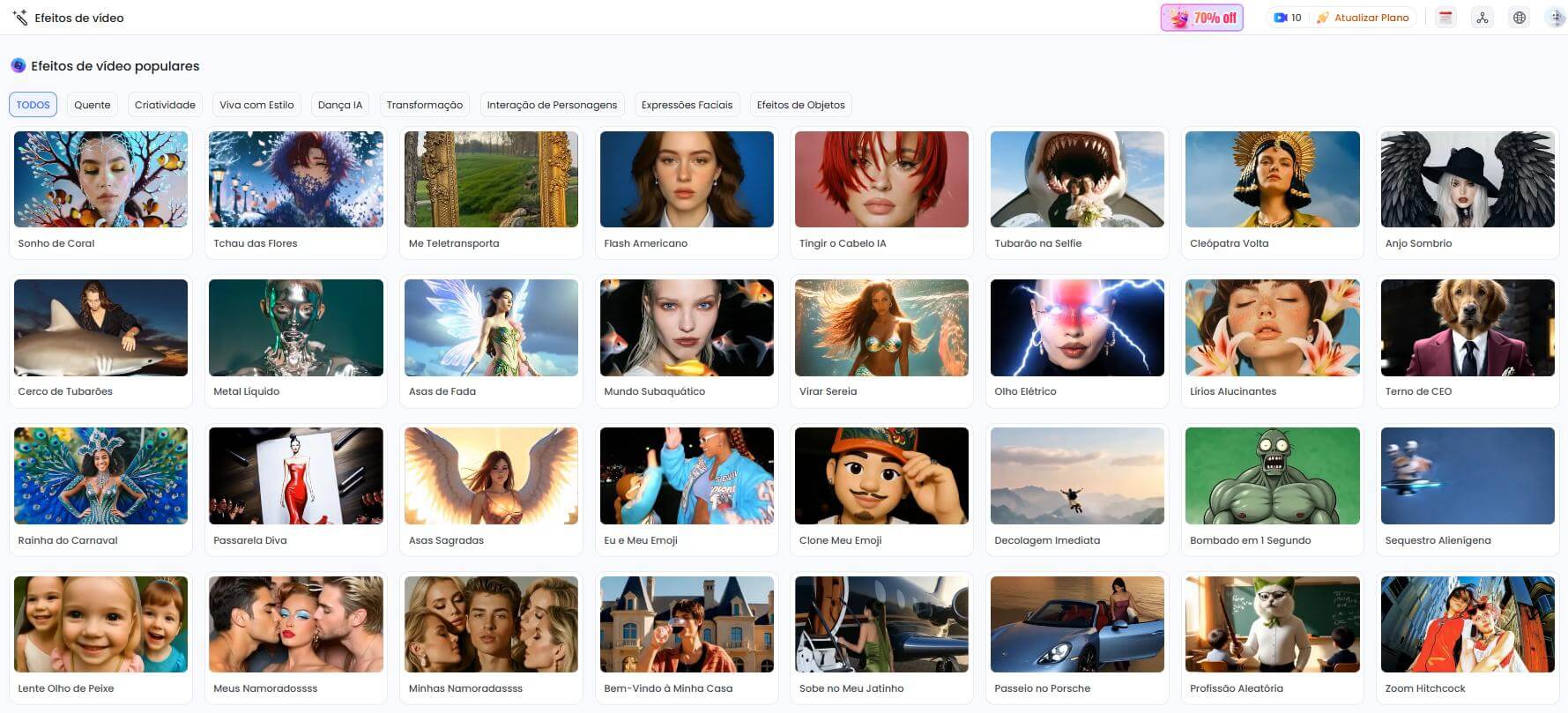 gerador-de-video-ia-efeitos topmediai