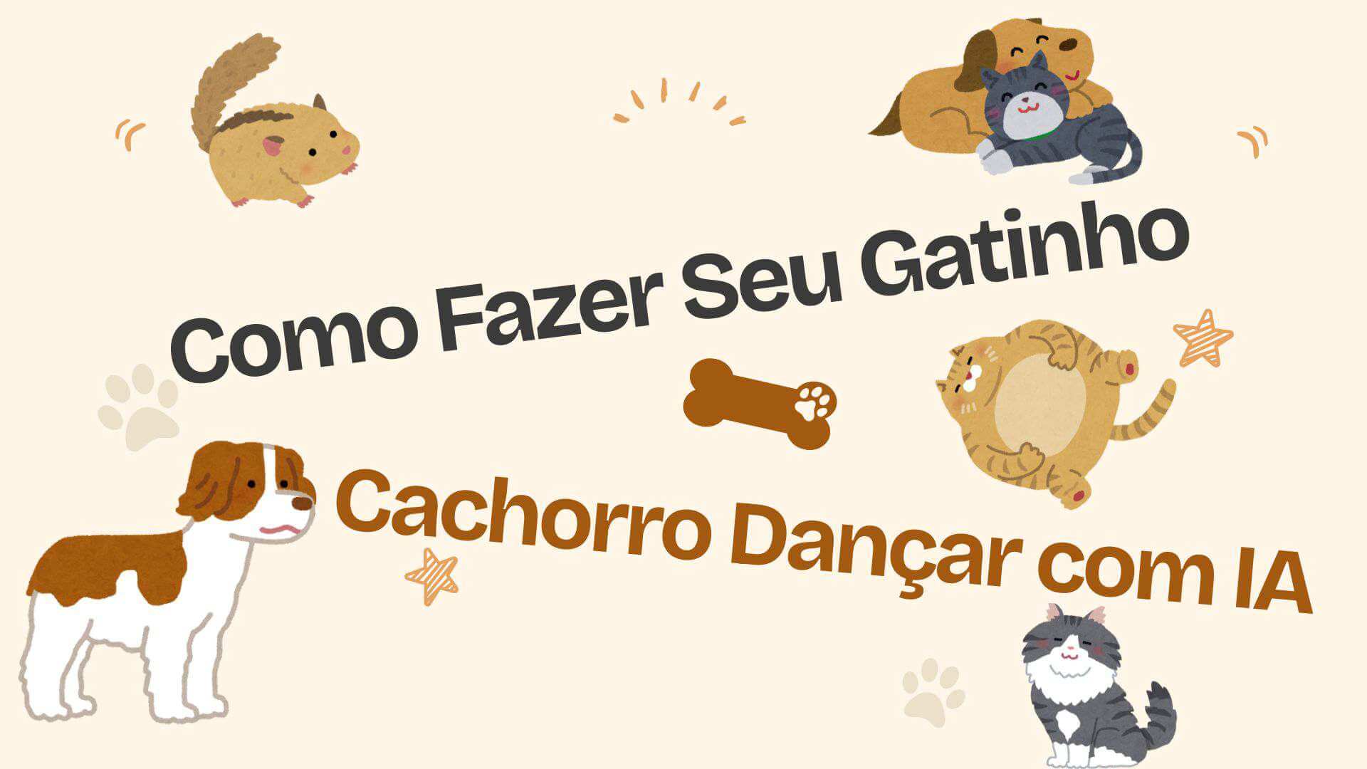 cachorro dançando com ia