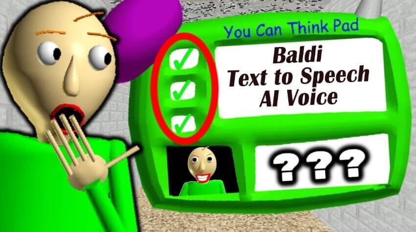 baldi texto para fala