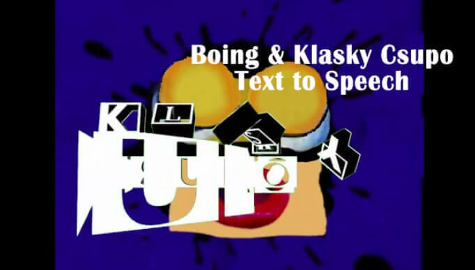 klasky csupo texto para fala