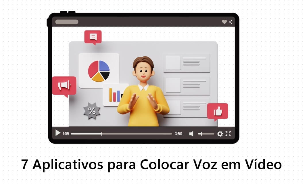 aplicativo para colocar voz em vídeo