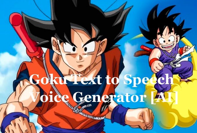 goku texto para fala