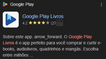 google play livros