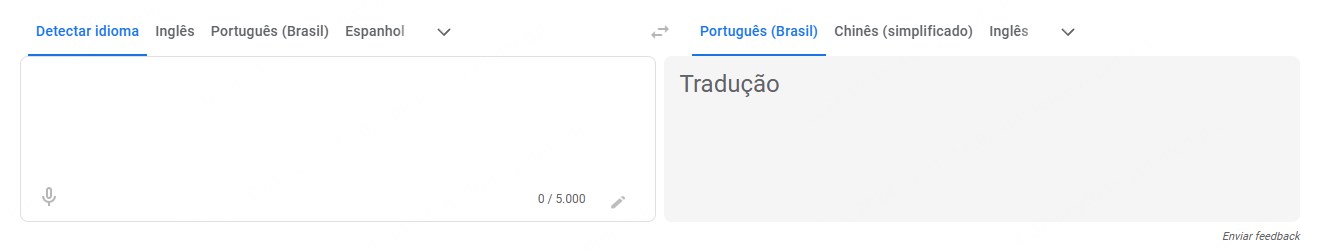 selecione o idioma da voz do google tradutor que você deseja