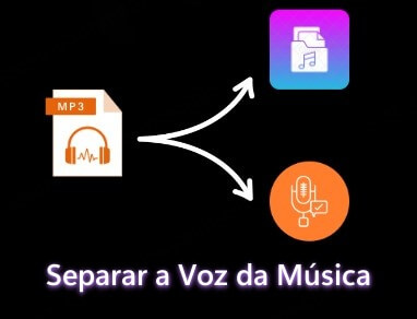 separar voz da música