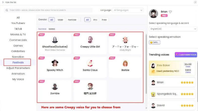 texto assustador para fala topmediai