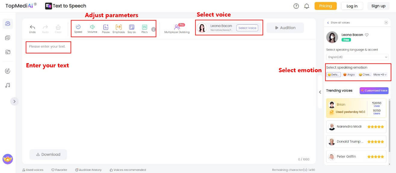 topmediai dirty talk ai voice