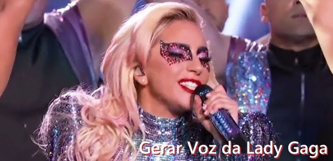 voz da lady gaga com ia