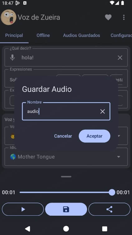 voz da zueira app