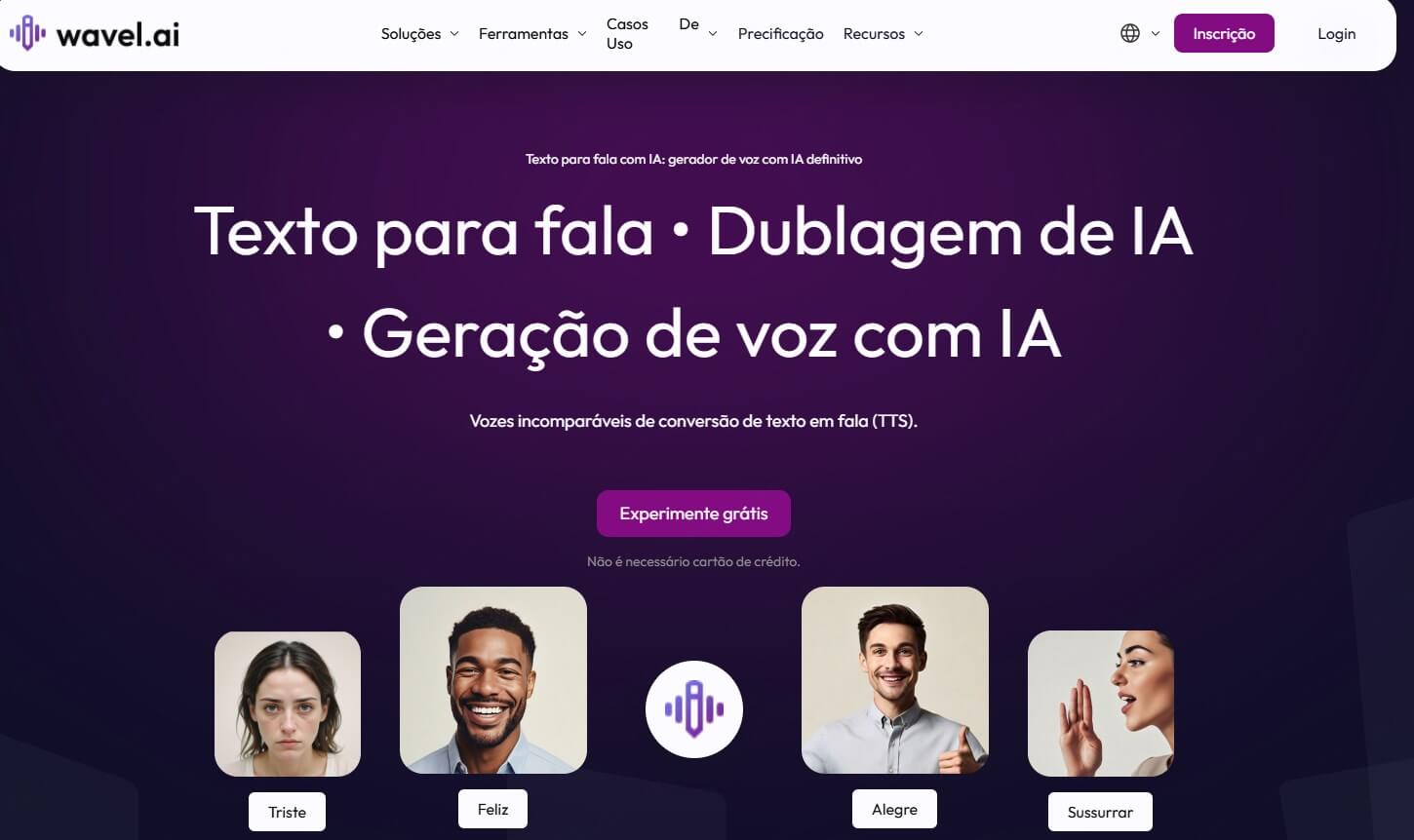 wavel ai gerador de voz ia ilimitado