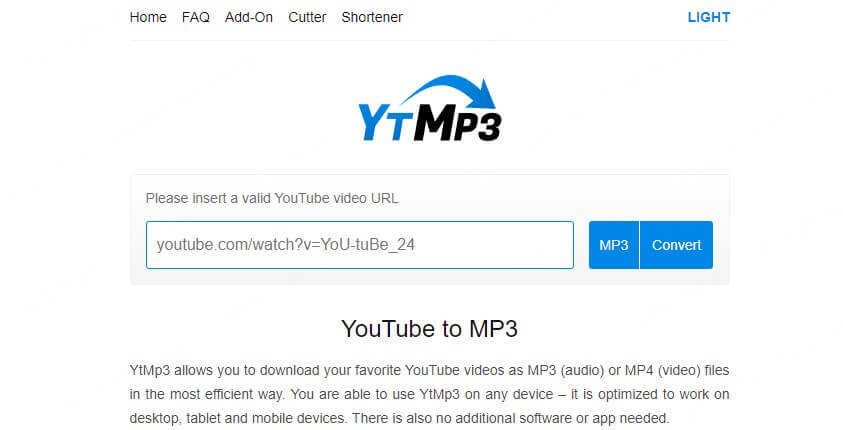 baixar musica do youtube para mp3 com ytmp3