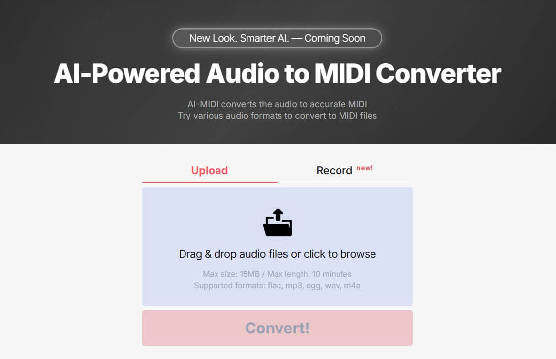 ai-midi converter mp3 to midi