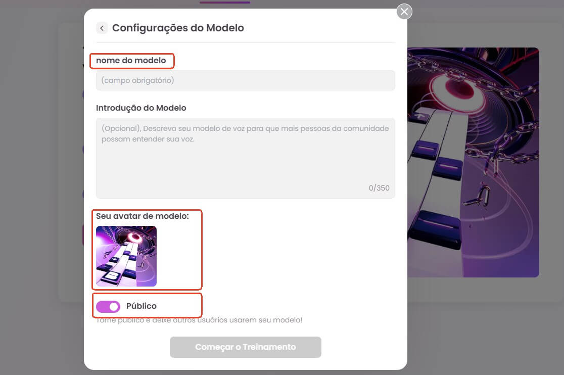 aplicativo que faz música com sua voz