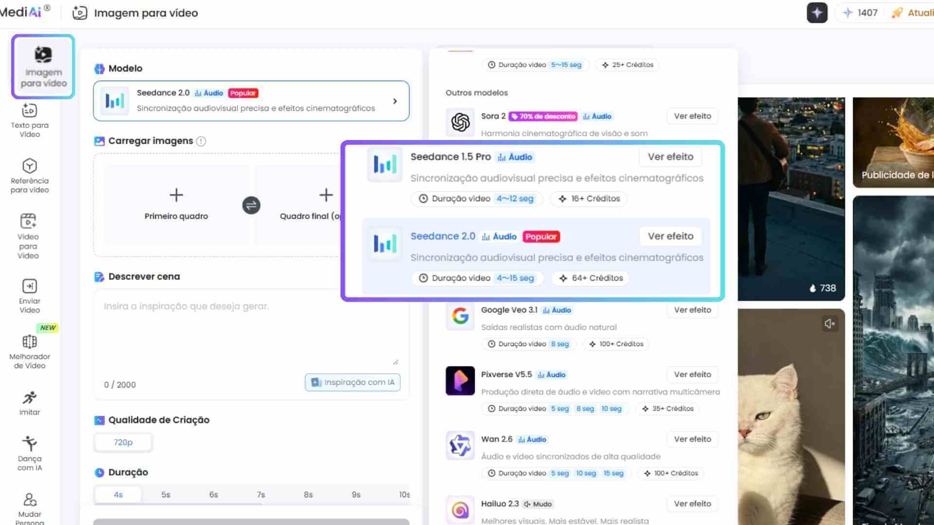 criar video com seedance2
