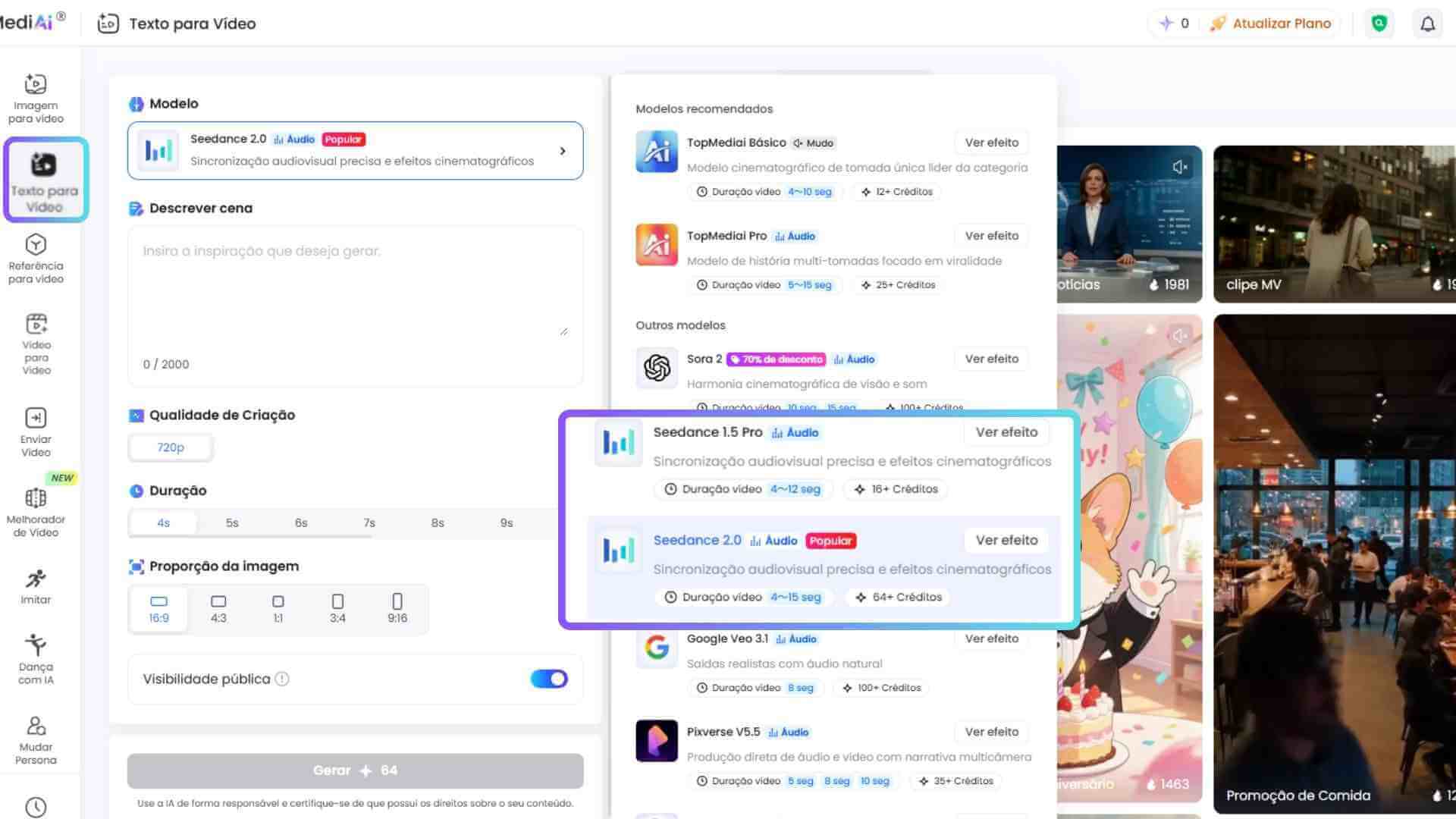 criar video com seedance2