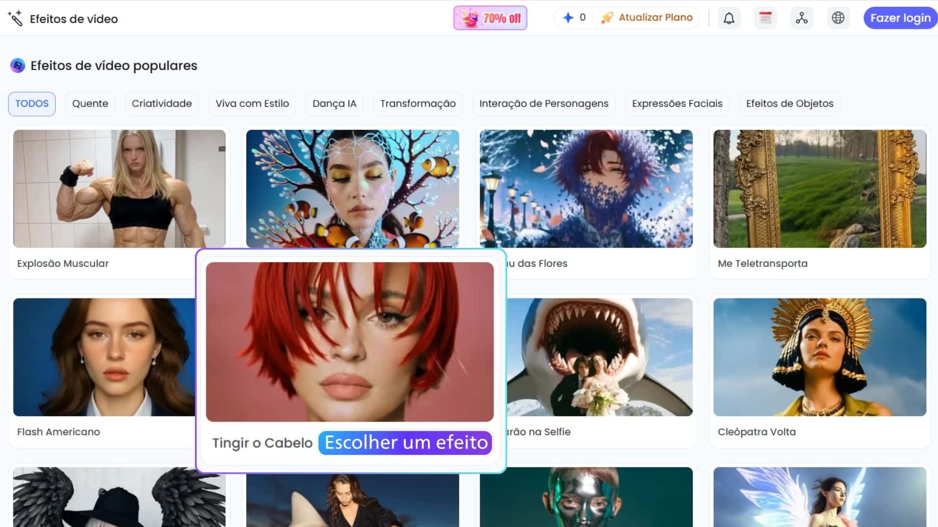 passo 1 de efeito ia