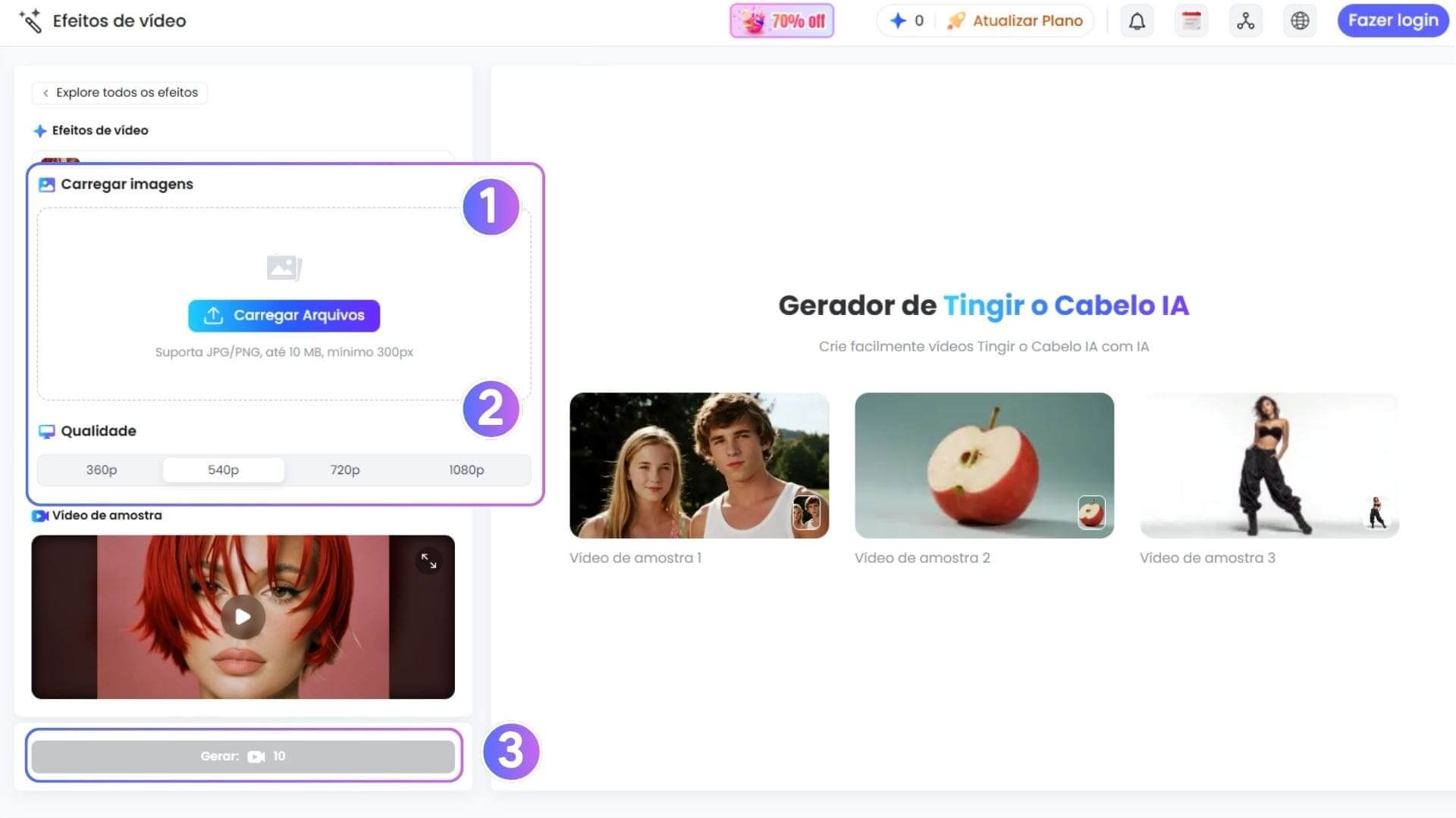 passo 2 de efeito ia