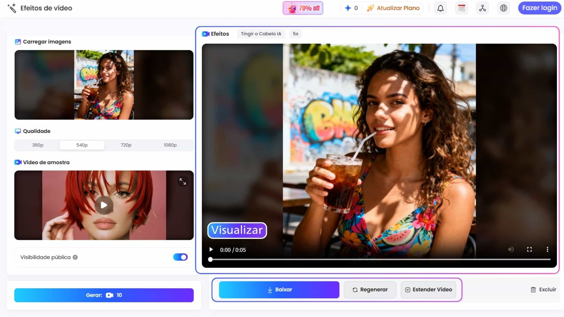 passo 3 de efeito ia