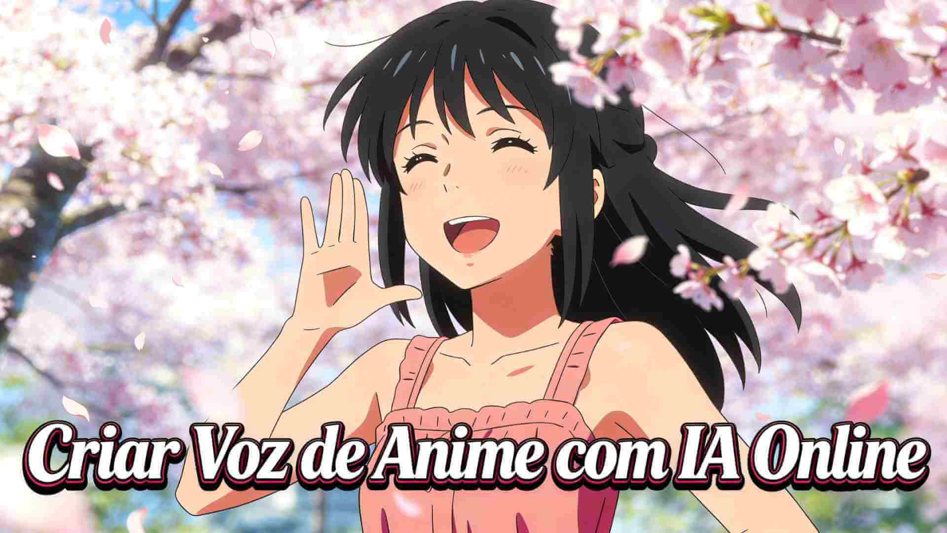 gerador de voz de anime
