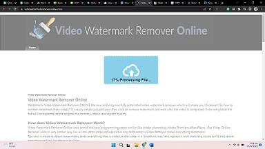 removedor de marca d'água de vídeo upload