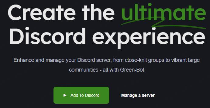Green-bot Musik Bot