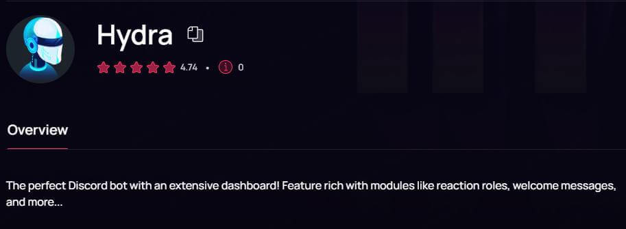 Hydra Musik Bot Discord
