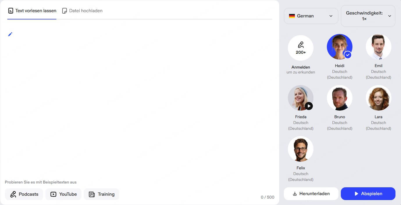 Speechify dj Stimme Generator