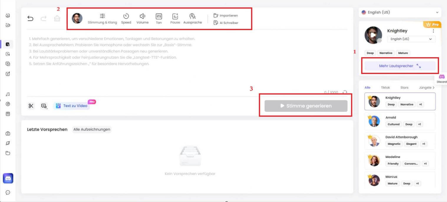 Topmediai dj Stimme generator