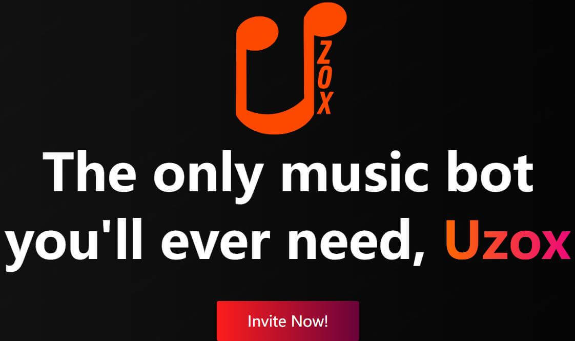 Uzox Musik Bot bei Discord