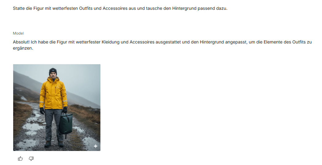 Bild mit Nano Banana anpassen