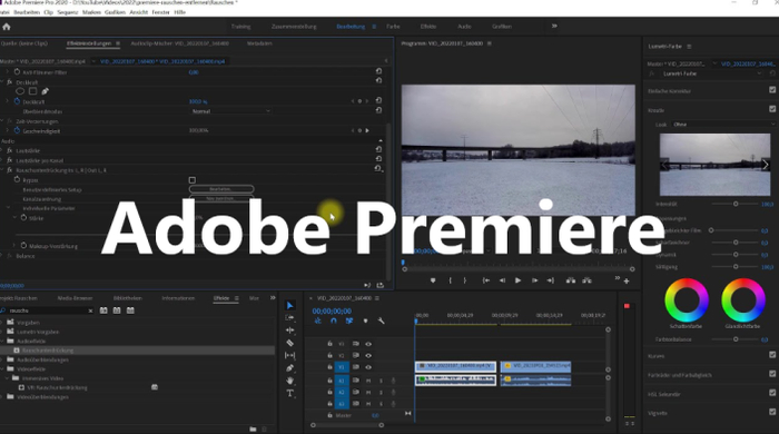 adobe premiere rauschen reduzieren