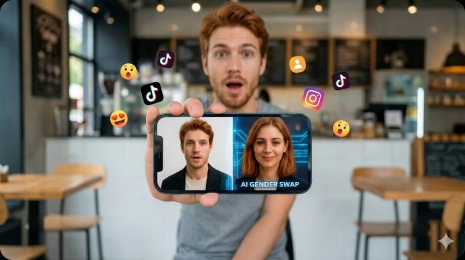 AI Gender Swap Filter nutzen
