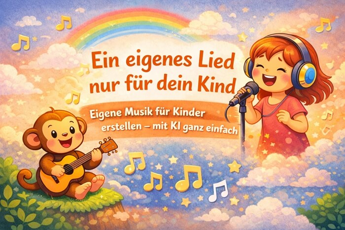 Ein eigenes Lied nur für dein Kind – Kindermusik mit KI erstellen