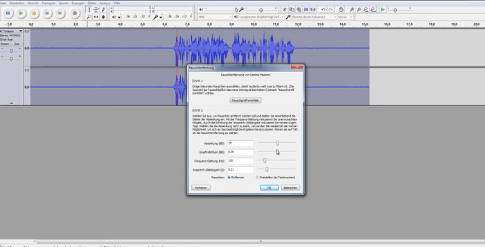 mit audacity karaoke spur erstellen