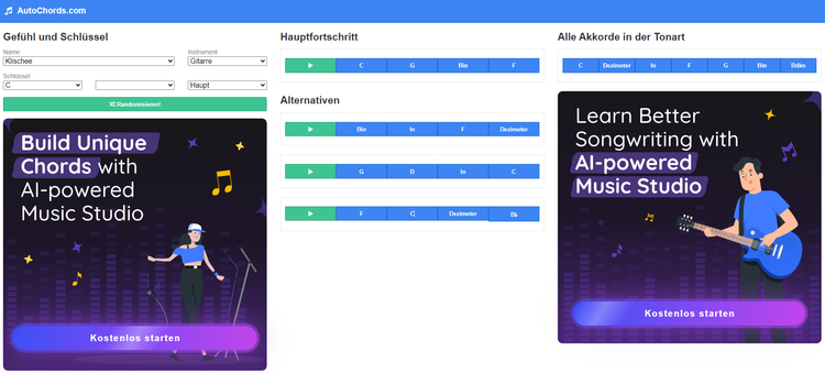 autochords songtext-schreib-app