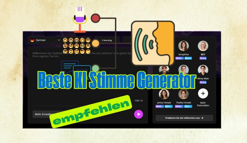Die 6 besten KI-Stimmen-Generatoren 2025 im Vergleich
