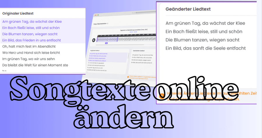 Songtexte mit KI ändern