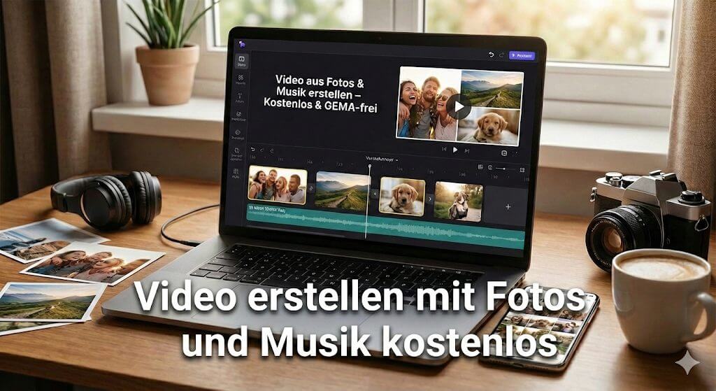 Video mit Fotos und Musik erstellen: Die besten kostenlosen Apps 2026