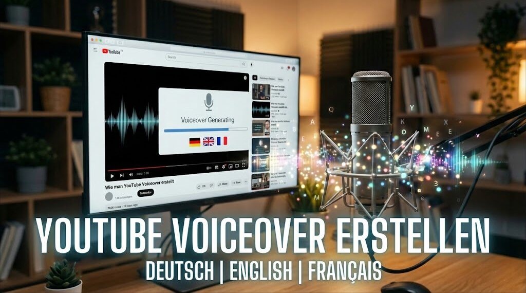 YouTube Voiceover mit KI erstellen: Anleitung für Deutsch & Englisch
