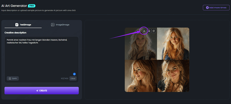 MIt KI Fotos erstellen
