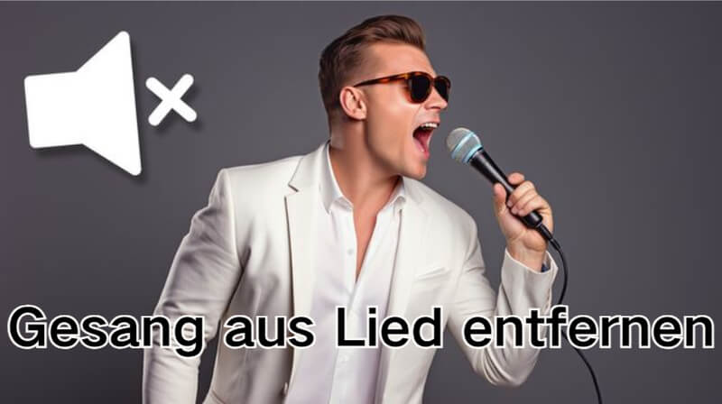 gesang aus lied entfernen