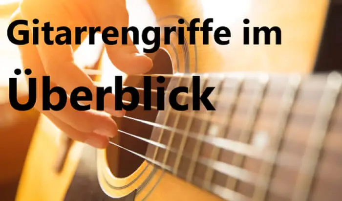 Gitarrenakkorde Übersicht: Gitarrennoten kostenlos für anfänger erstellen