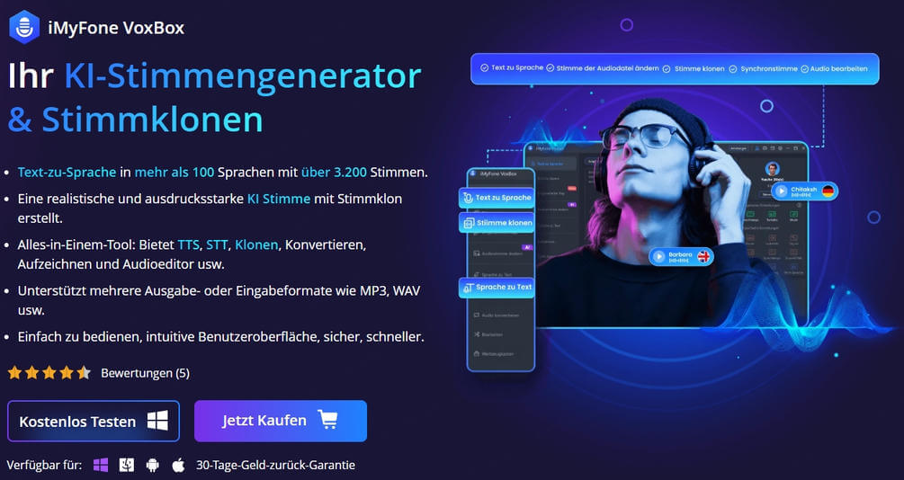 VoxBox Deutsch Text zu Sprache