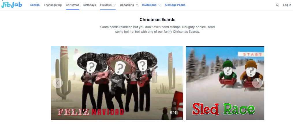 JibJab  Weihnachtsmann Video erstellen