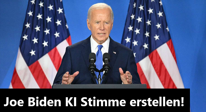 joe biden ki stimme erstellen