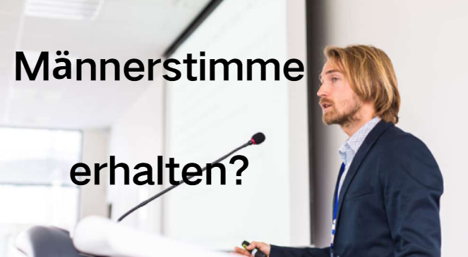 männliche stimme sprecher