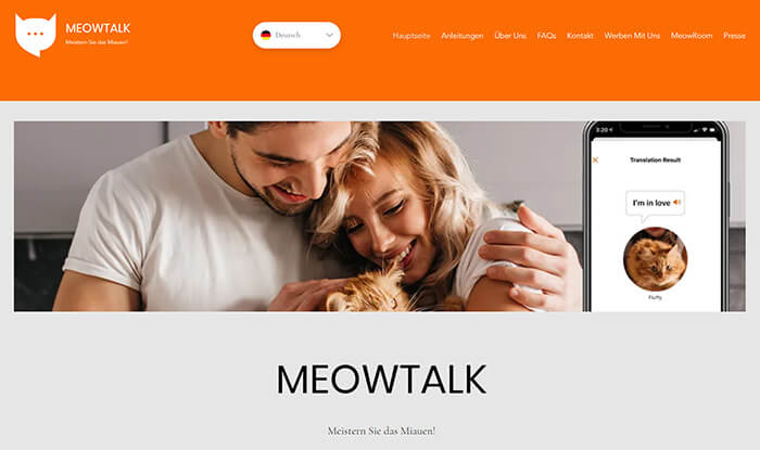 meowtalk katzen app übersetzer